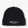 Gorro de punto Yuki en Cashwool negro