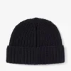 Gorro de punto Yuki en Cashwool negro