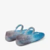 Las bailarinas Jelly Denim Degradé con adornos de cristales Las bailarinas Jelly Denim Degradé con adornos de cristales