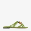 Lova Mule Flat Zapatos planos de ante Clover Mix con abalorios Lova Mule Flat Zapatos planos de ante Clover Mix con abalorios