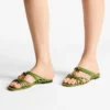 Lova Mule Flat Zapatos planos de ante Clover Mix con abalorios Lova Mule Flat Zapatos planos de ante Clover Mix con abalorios