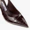 Love Sling Back 85 Sambuco Zapatos de tacón con correa trasera de piel brillante con relieve de cocodrilo Love Sling Back 85 Sambuco Zapatos de tacón con correa trasera de piel brillante con relieve de cocodrilo