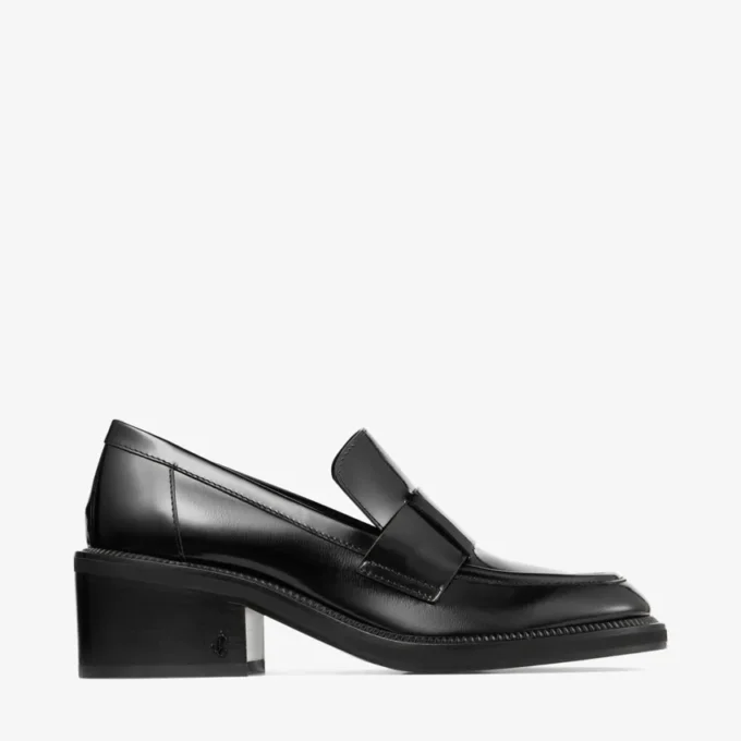 Mocasines con plataforma Tylor 60 en negro spazzolato Mocasines con plataforma Tylor 60 en negro spazzolato