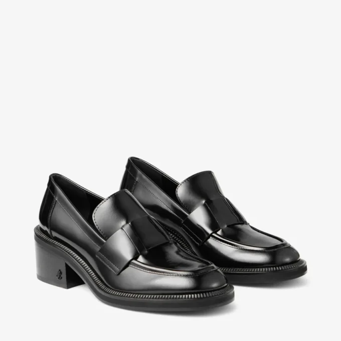 Mocasines con plataforma Tylor 60 en negro spazzolato Mocasines con plataforma Tylor 60 en negro spazzolato