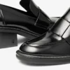 Mocasines con plataforma Tylor 60 en negro spazzolato Mocasines con plataforma Tylor 60 en negro spazzolato