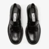 Mocasines con plataforma Tylor 60 en negro spazzolato Mocasines con plataforma Tylor 60 en negro spazzolato