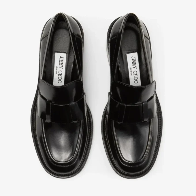 Mocasines con plataforma Tylor 60 en negro spazzolato Mocasines con plataforma Tylor 60 en negro spazzolato