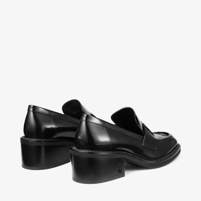 Mocasines con plataforma Tylor 60 en negro spazzolato Mocasines con plataforma Tylor 60 en negro spazzolato