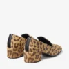 Mocasines Eliot 45 de piel de potro con estampado de leopardo natural Mocasines Eliot 45 de piel de potro con estampado de leopardo natural