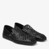 Mocasines Eliot de piel trenzada negra Mocasines Eliot de piel trenzada negra
