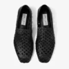 Mocasines Eliot de piel trenzada negra Mocasines Eliot de piel trenzada negra