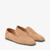 Mocasines Eliot F de ante color toffee con ojales Mocasines Eliot F de ante color toffee con ojales