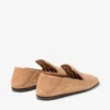 Mocasines Eliot F de ante color toffee con ojales Mocasines Eliot F de ante color toffee con ojales