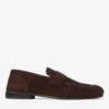 Mocasines Ellis de ante de terciopelo color chocolate