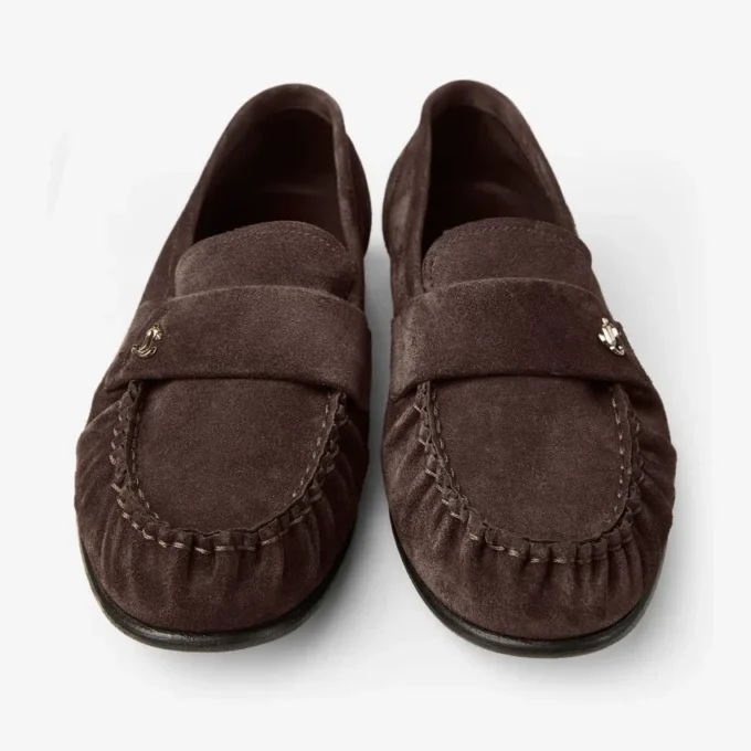 Mocasines Ellis de ante marrón chocolate Mocasines Ellis de ante marrón chocolate