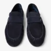 Mocasines Ellis M de ante de terciopelo color medianoche