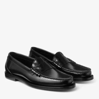 Mocasines Ethan de piel de becerro negra