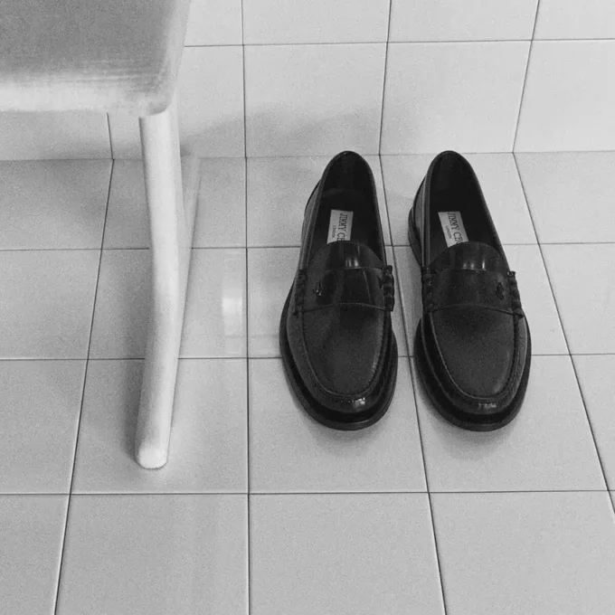 Mocasines Ethan de piel de becerro negra Mocasines Ethan de piel de becerro negra
