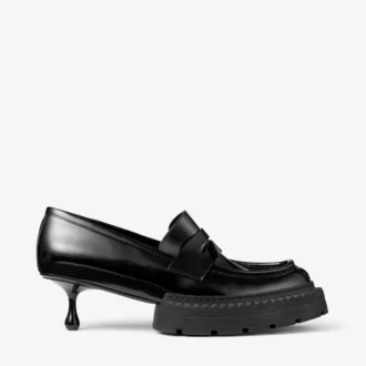 Mocasines Jimmy Choo Noir Kei Ninomiya Maxi  Mocasines de piel de becerro pulida negra