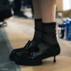 Mocasines Jimmy Choo Noir Kei Ninomiya Maxi  Mocasines de piel de becerro pulida negra