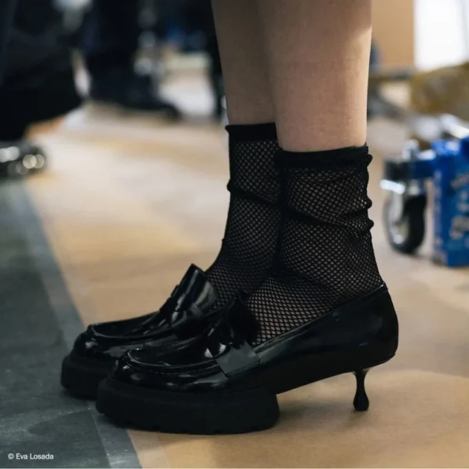 Mocasines Jimmy Choo Noir Kei Ninomiya Maxi  Mocasines de piel de becerro pulida negra