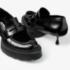 Mocasines Jimmy Choo Noir Kei Ninomiya Maxi  Mocasines de piel de becerro pulida negra