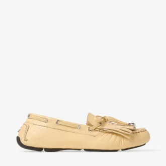 Mocasines Manon F de piel estampada de elaphe