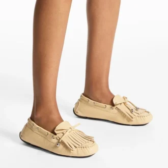 Mocasines Manon F de piel estampada de elaphe
