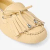 Mocasines Manon F de piel estampada de elaphe