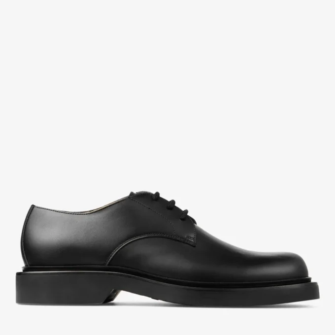 Mocasines Rowan Derby en piel de becerro negra Mocasines Rowan Derby en piel de becerro negra