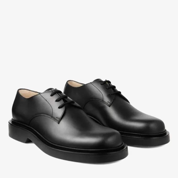 Mocasines Rowan Derby en piel de becerro negra Mocasines Rowan Derby en piel de becerro negra