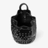 Mochila Jimmy Choo Noir Kei Ninomiya Mochila de piel napa negra con adornos metálicos de estrellas Mochila Jimmy Choo Noir Kei Ninomiya Mochila de piel napa negra con adornos metálicos de estrellas