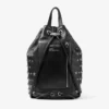 Mochila Jimmy Choo Noir Kei Ninomiya Mochila de piel napa negra con adornos metálicos de estrellas Mochila Jimmy Choo Noir Kei Ninomiya Mochila de piel napa negra con adornos metálicos de estrellas