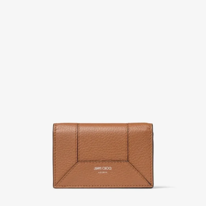 Monedero Diamond Nello M de piel de becerro granulada color tostado Monedero Diamond Nello M de piel de becerro granulada color tostado
