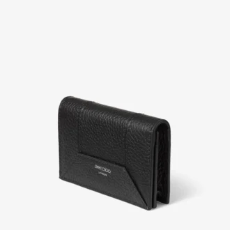Monedero Diamond Nello M de piel de becerro granulada color tostado