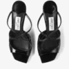 Mules Anise 75 de charol negro