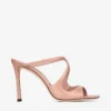 Mules Anise 95 de charol rosa ballet