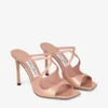 Mules Anise 95 de charol rosa ballet