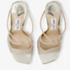Mules Anise 95 en platino con purpurina Dusty Glitter Mules Anise 95 en platino con purpurina Dusty Glitter