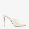 Mules Brigitte 100 de charol color latte