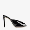 Mules Brigitte 100 de charol negro