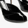 Mules Brigitte 100 de charol negro