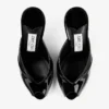 Mules Brigitte 100 de charol negro