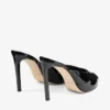Mules Brigitte 100 de charol negro