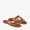 Mules Lova Mules de ante en tonos marrones con abalorios