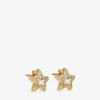 Pendientes Jc Star Studs Pendientes Jc Star Studs de metal con acabado dorado y cristales Swarovski Pendientes Jc Star Studs Pendientes Jc Star Studs de metal con acabado dorado y cristales Swarovski