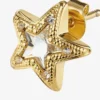 Pendientes Jc Star Studs Pendientes Jc Star Studs de metal con acabado dorado y cristales Swarovski Pendientes Jc Star Studs Pendientes Jc Star Studs de metal con acabado dorado y cristales Swarovski