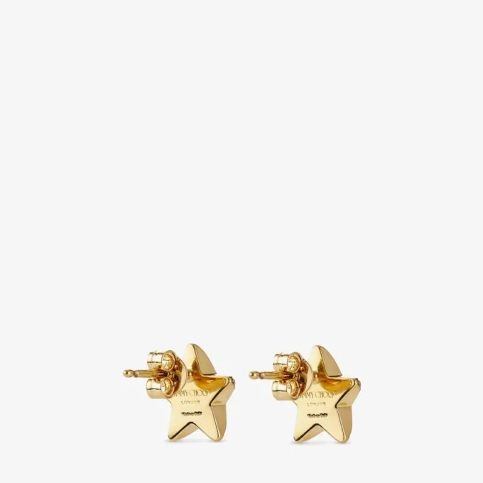 Pendientes Jc Star Studs Pendientes Jc Star Studs de metal con acabado dorado y cristales Swarovski Pendientes Jc Star Studs Pendientes Jc Star Studs de metal con acabado dorado y cristales Swarovski