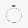 Portamóviles con correa Dm Portamóviles de cuero negro con cadena y detalle de diamantes Portamóviles con correa Dm Portamóviles de cuero negro con cadena y detalle de diamantes