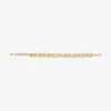 Pulsera de cadena de diamantes Pulsera de cadena de diamantes con acabado dorado